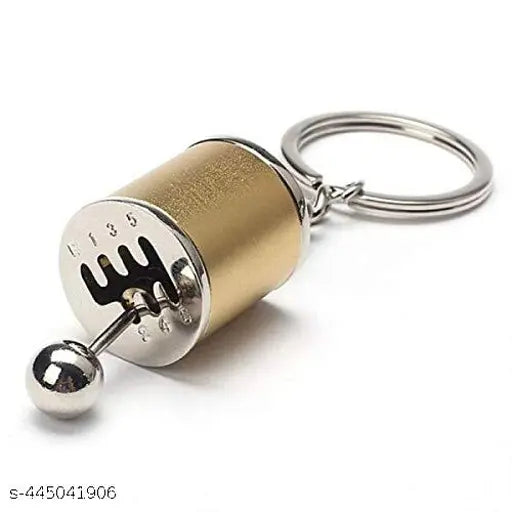 Gearbox Keychain, Six Speed Manual Transmission Stick Shift Keyring, Auto Part Creative Fidget 0004