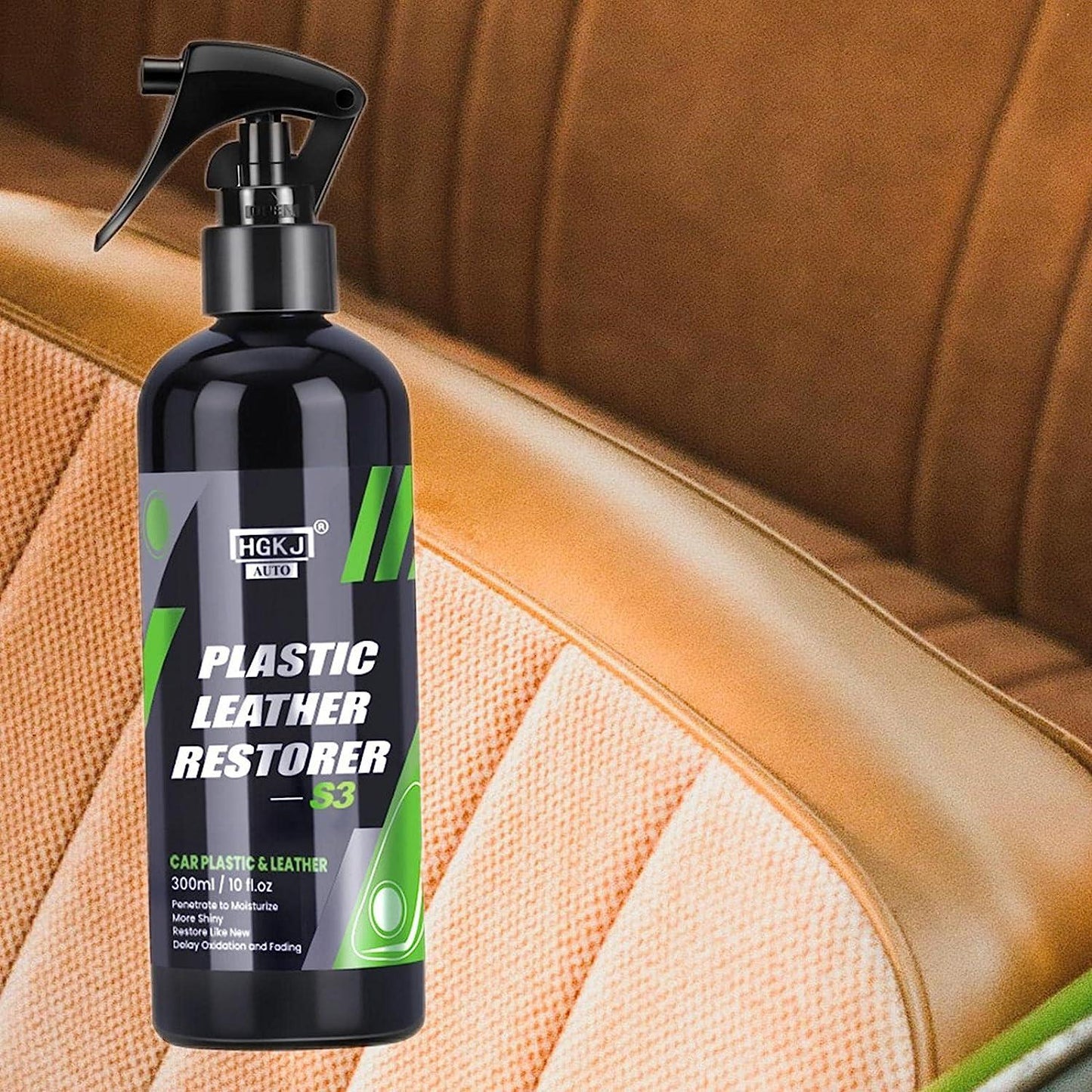 Car Leather PCV Renovator Spray Premium Formula Liquid (Pack of 1)