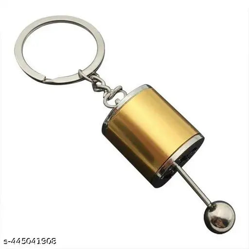 Gearbox Keychain, Six Speed Manual Transmission Stick Shift Keyring, Auto Part Creative Fidget 0004