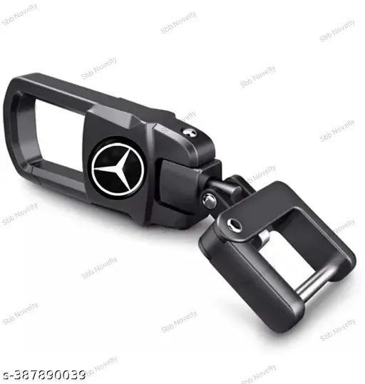 Sbb Novelty Black Color Fob Key Heavy Duty Keychain for all Marcedes-Benz Cars Model Car Key Chain.