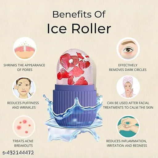 Face roller/ice roller/anty pempal/face ice roller( Pack Of 2)