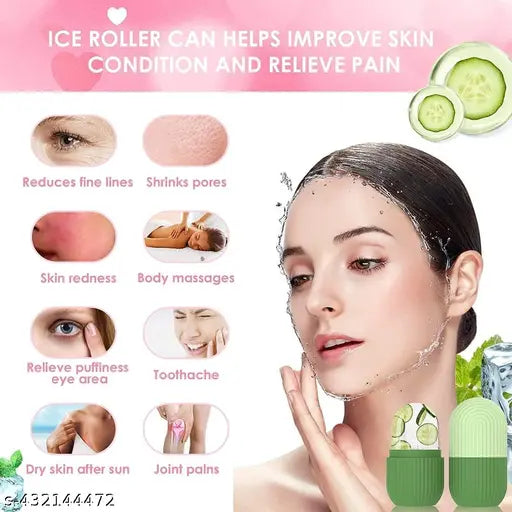 Face roller/ice roller/anty pempal/face ice roller( Pack Of 2)